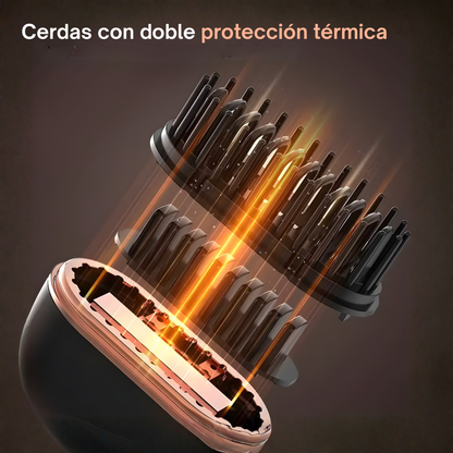 Cepillo eléctrico portatil con tempertura