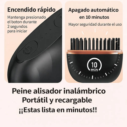 Cepillo eléctrico portatil con tempertura