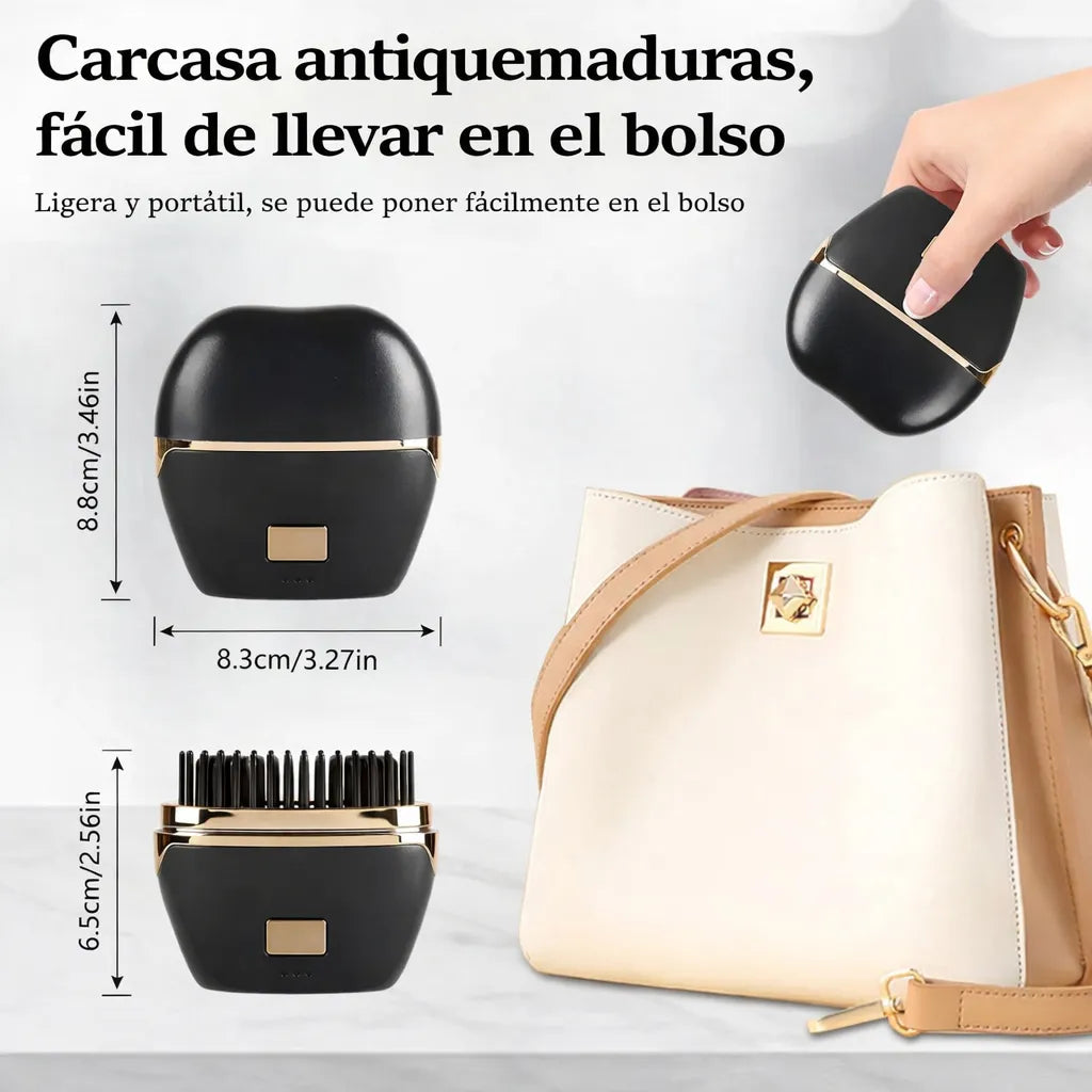 Cepillo eléctrico portatil con tempertura