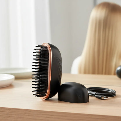 Cepillo eléctrico portatil con tempertura